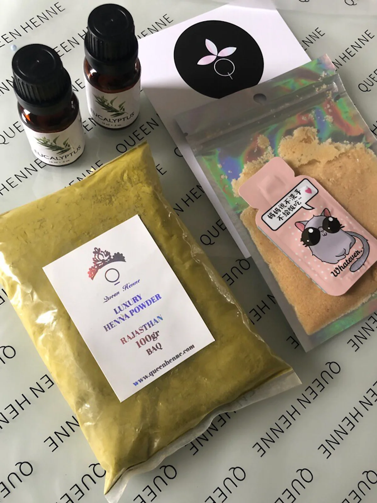 Kit de tatouage temporaire henne 100gr
